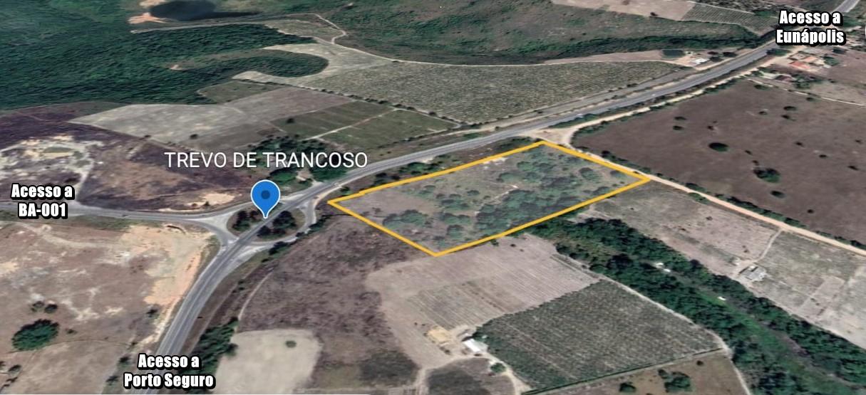 Área para investimento no Trevo que vai para Trancoso